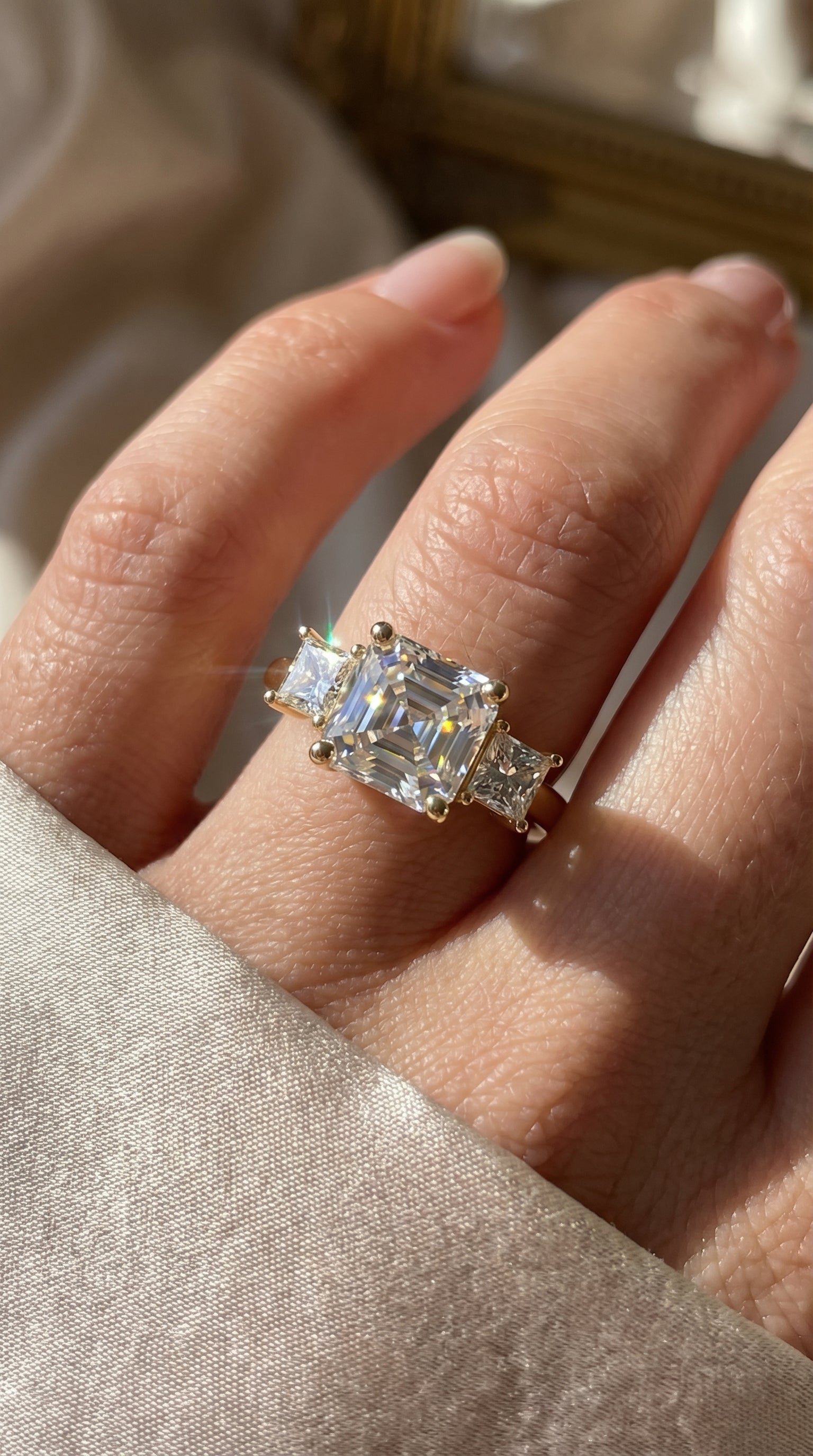 The Heirloom Trinity Ascher Ring