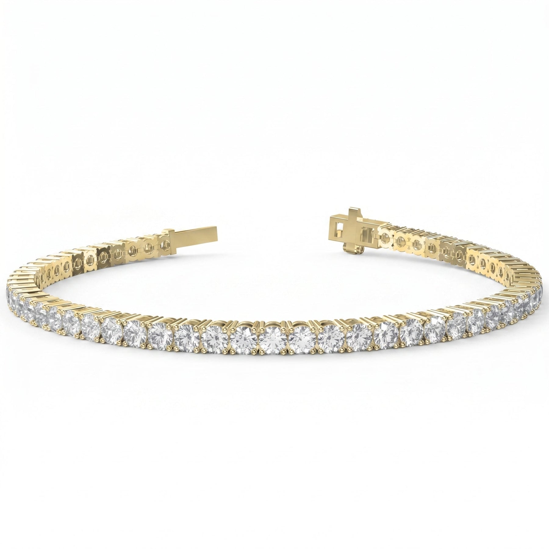 Round Shape Diamond Tennis Bracelet