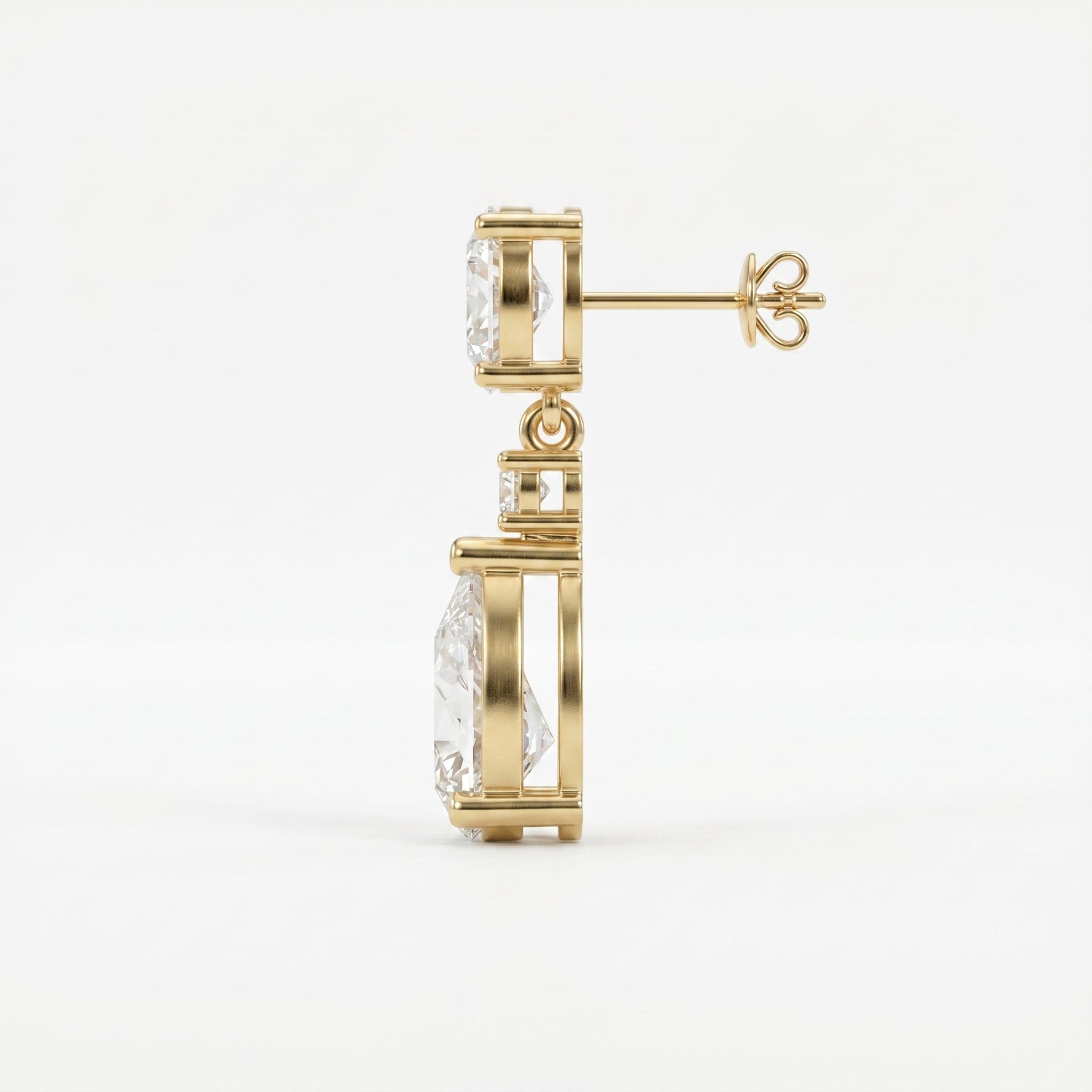 Elegant Diamond Drop Dangle Earring