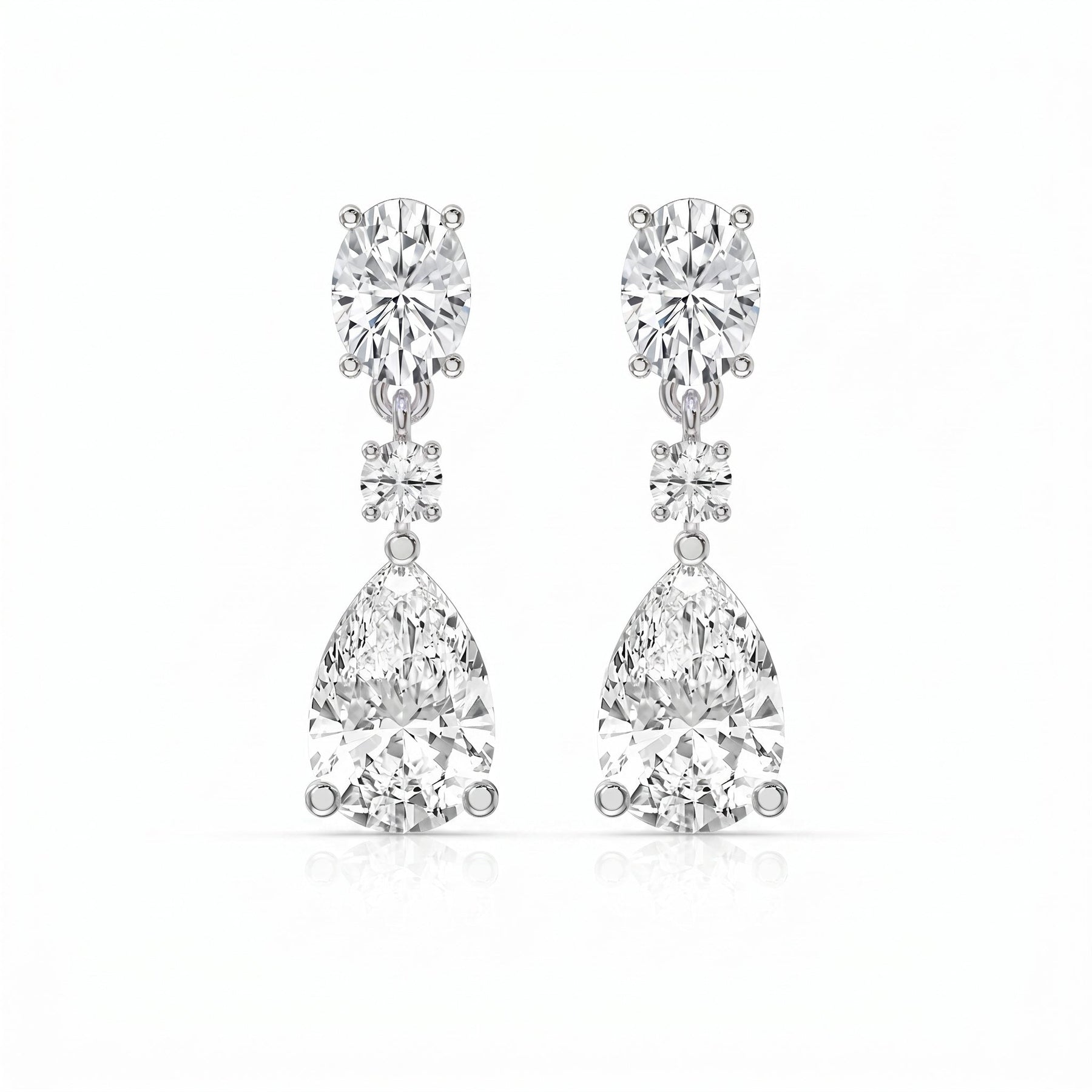 Elegant Diamond Drop Dangle Earring