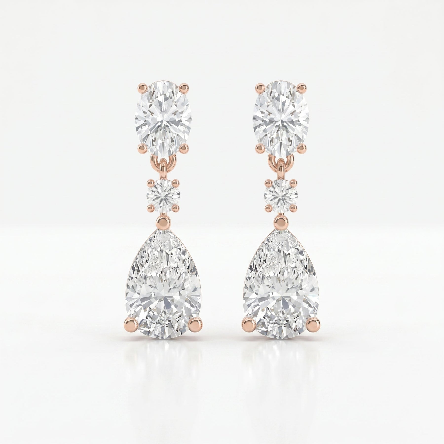 Elegant Diamond Drop Dangle Earring