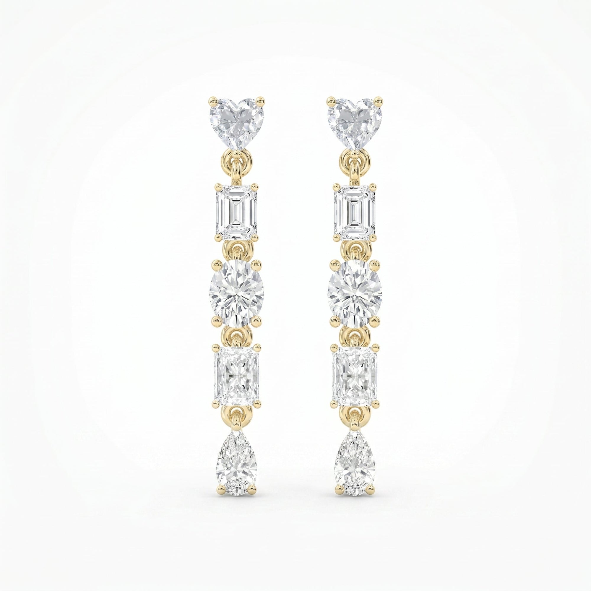 Elegant Multi Drop And Dangle Earring