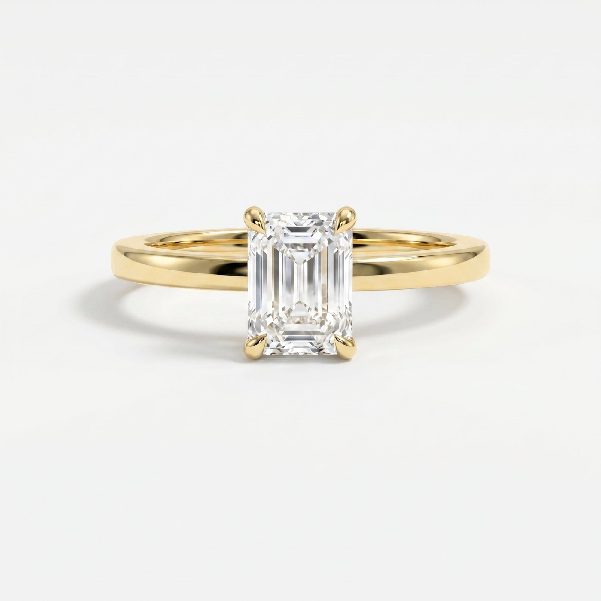Emerald Cut Eclipse Ring
