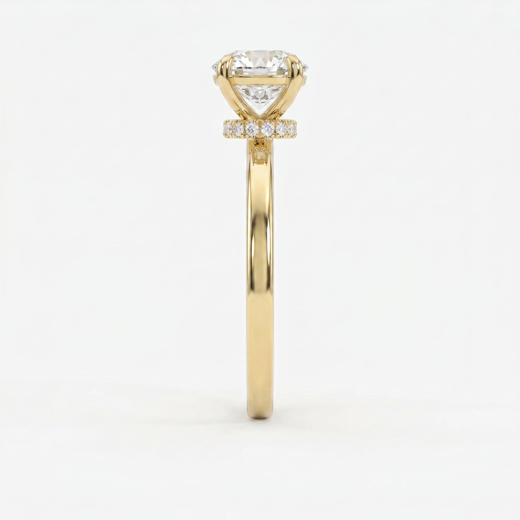 Luna Veil Round Ring
