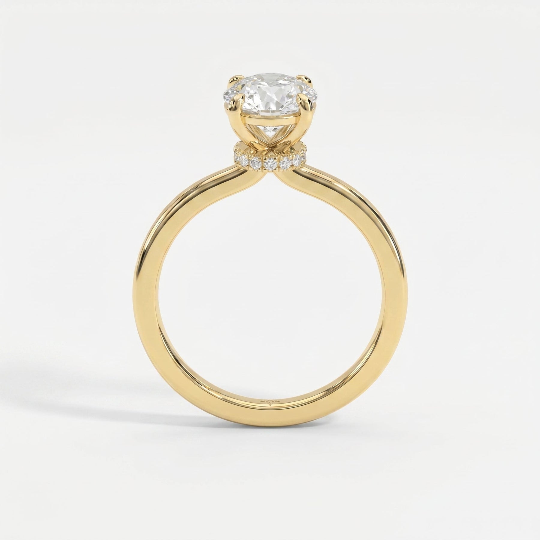 Luna Veil Round Ring