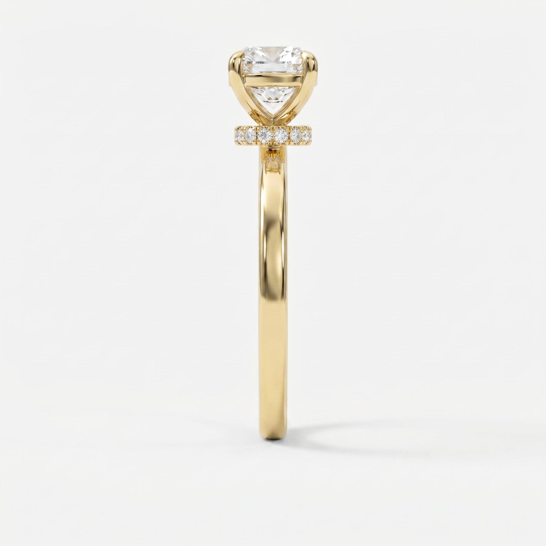 Velvet Aura Cushion Modified Brilliant Ring