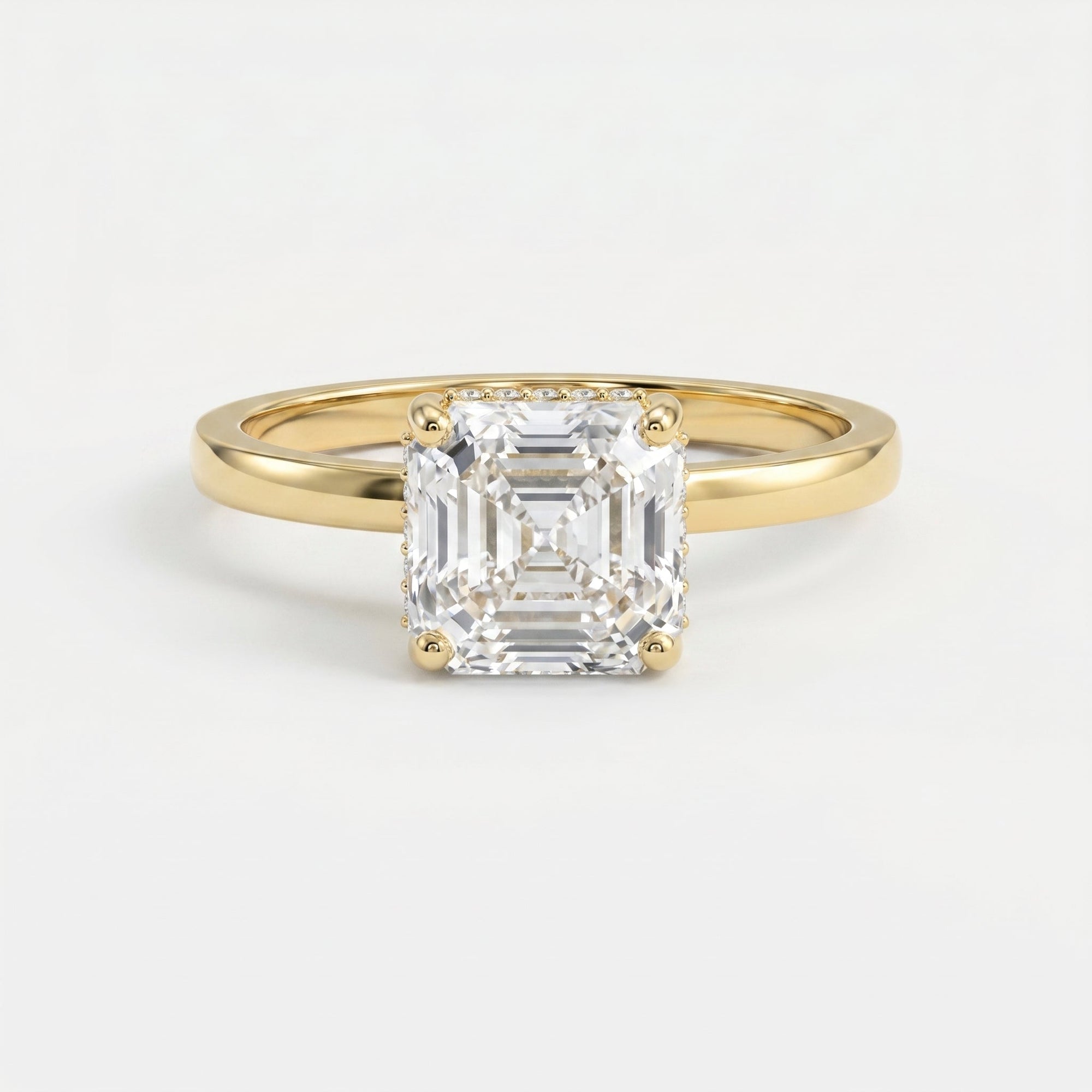 Axis Veil Asscher Cut Ring