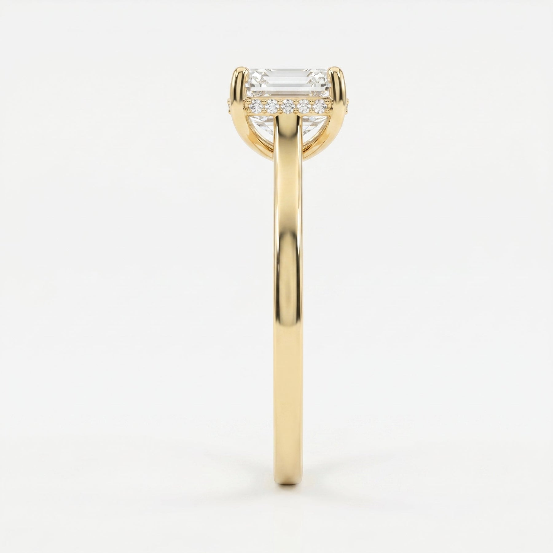 Axis Veil Asscher Cut Ring