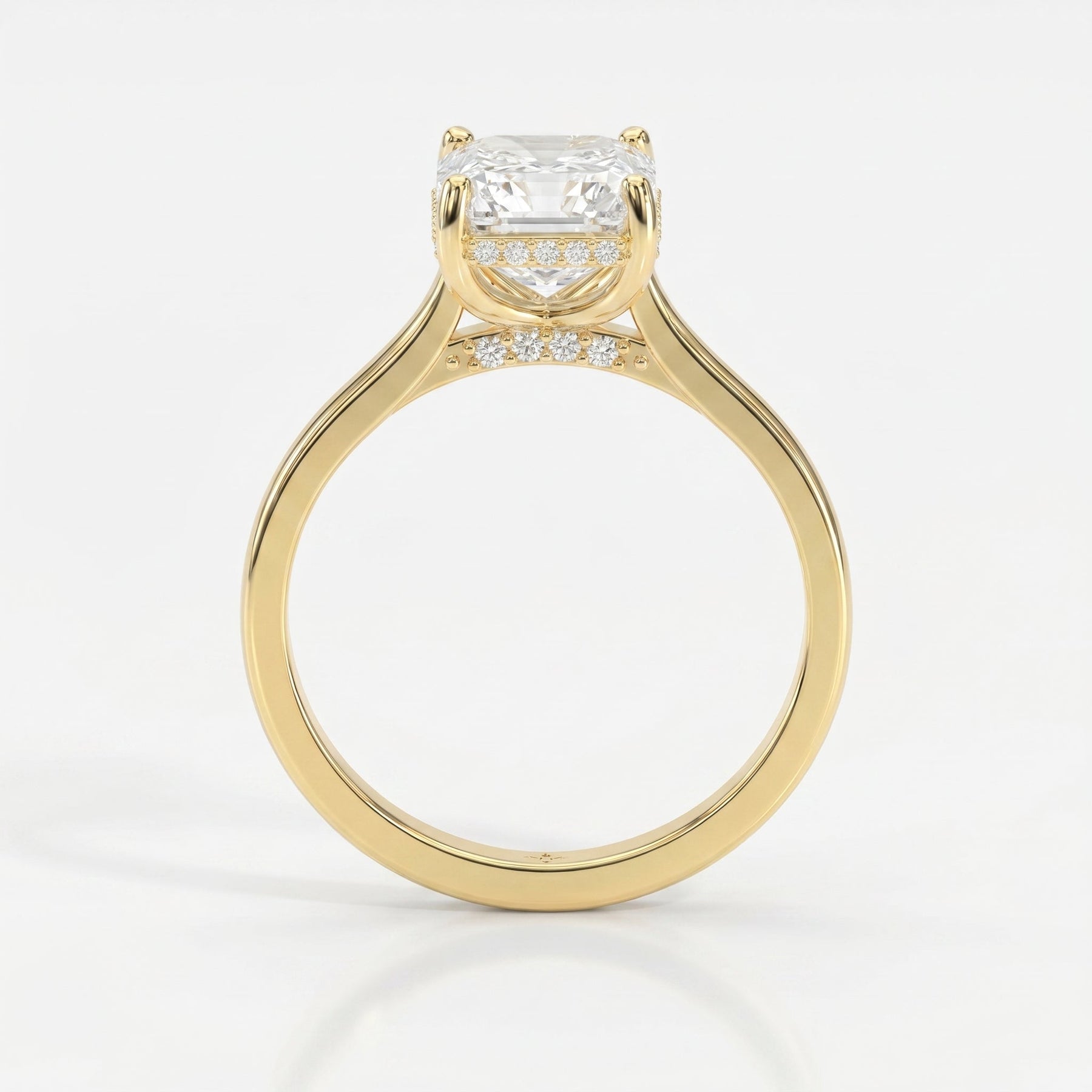 Axis Veil Asscher Cut Ring