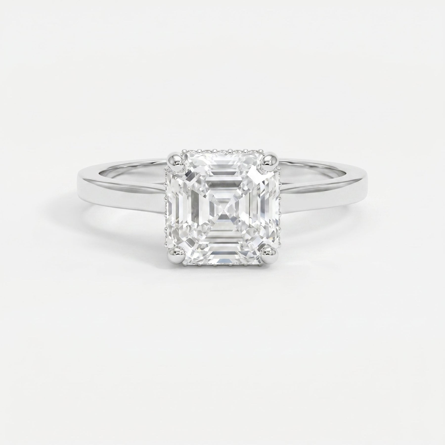 Axis Veil Asscher Cut Ring