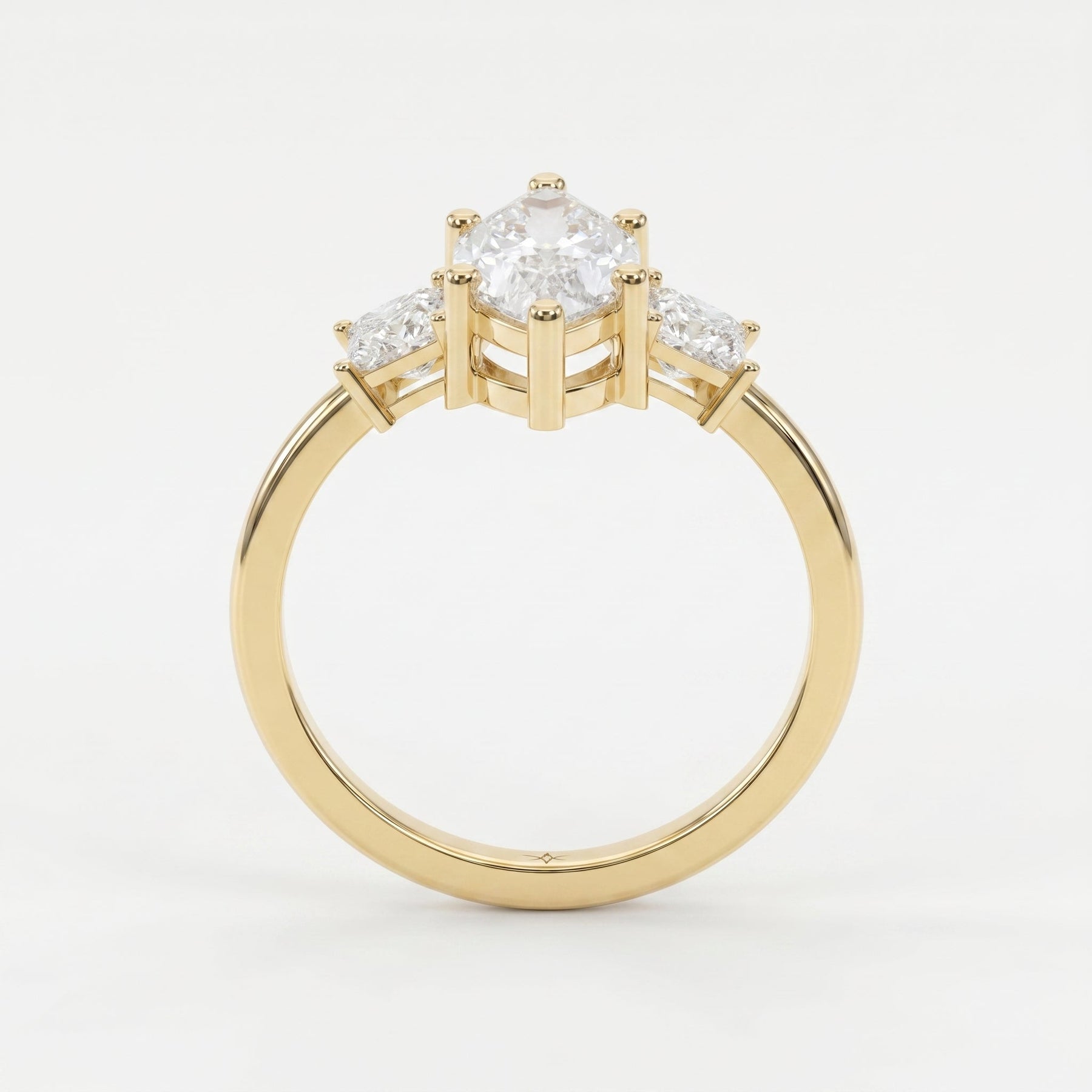 The Prism Three-Stone Marquise