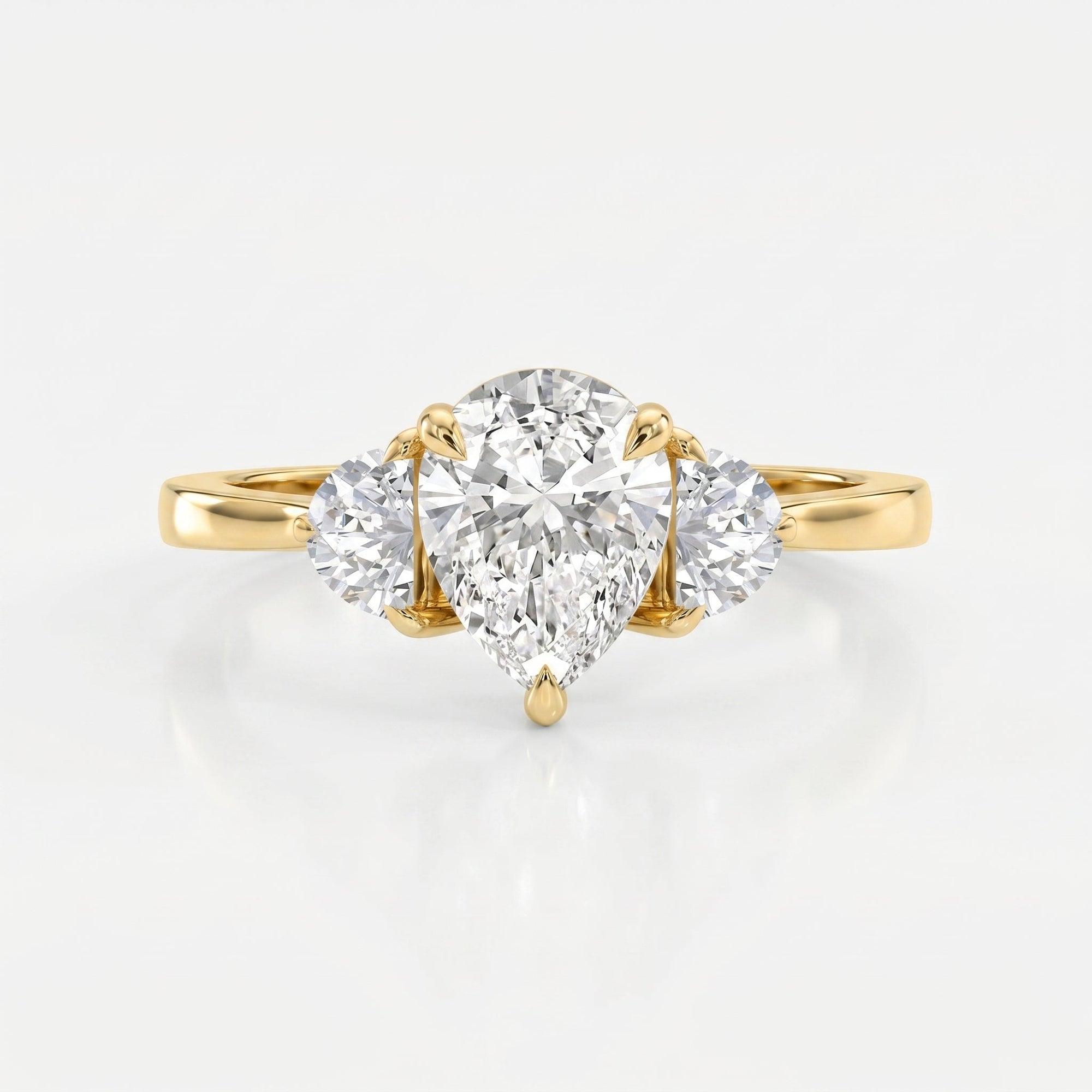 Everlasting Tear Pear Ring