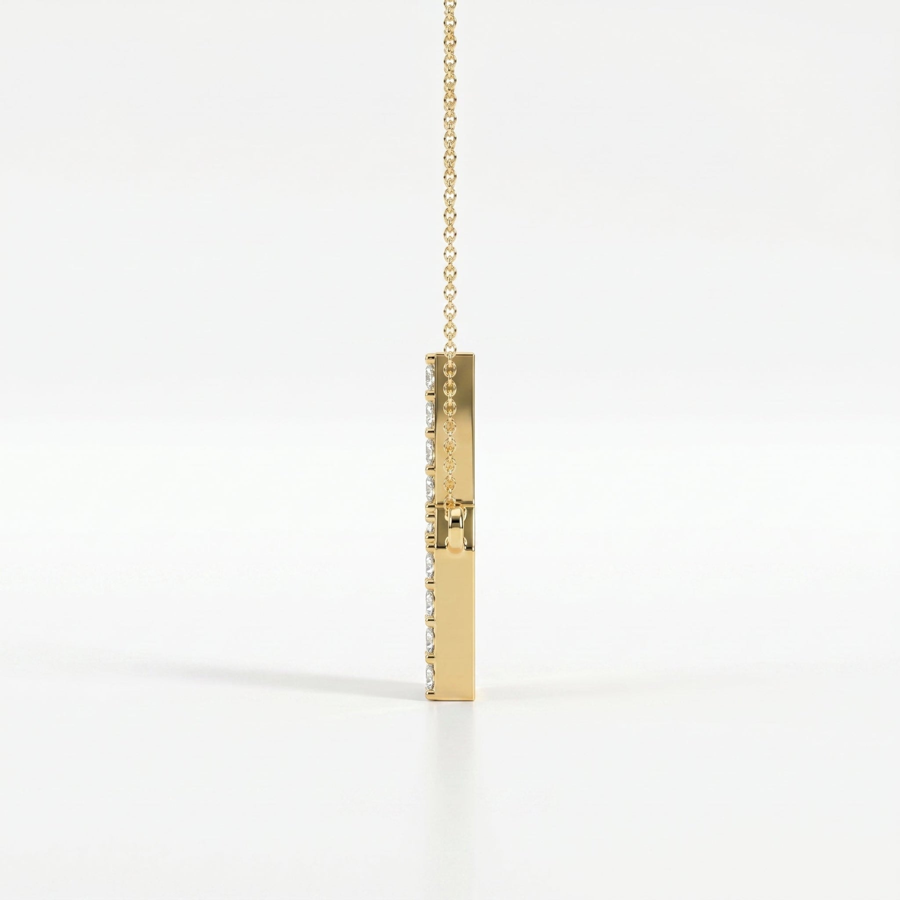 Side Way Cross Fashion Necklace