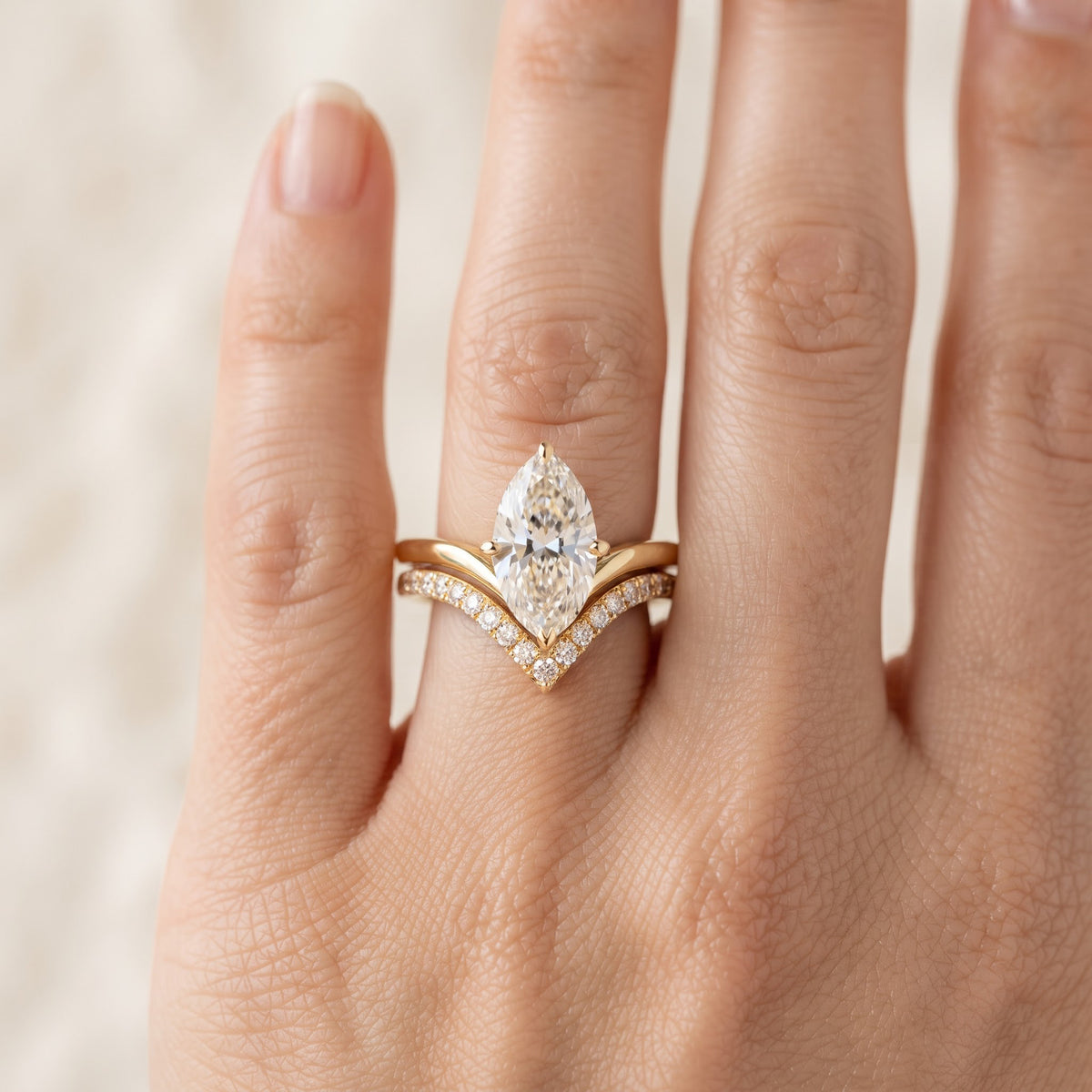 Marquise Vintage-Inspired Statement Ring