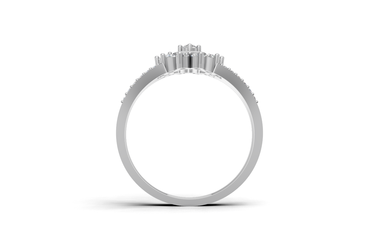 The Geometric Trinity Faceted Ring