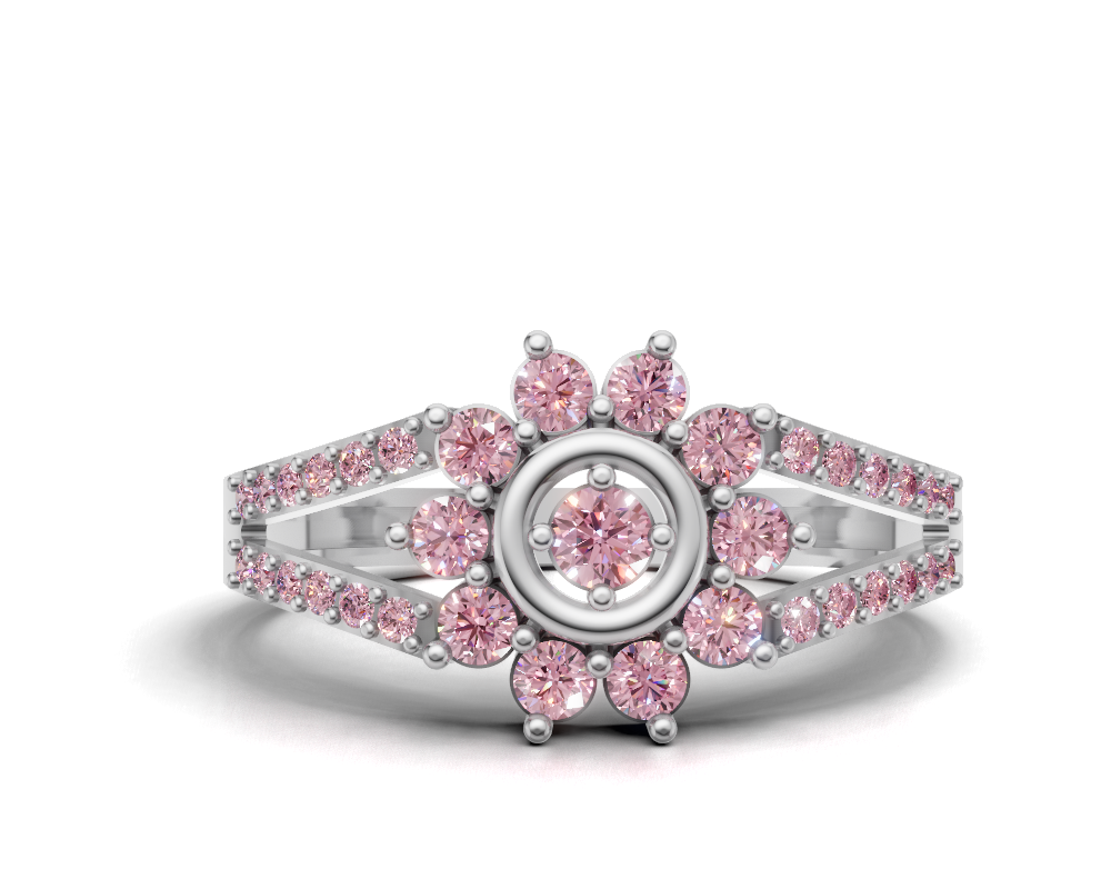 The Geometric Trinity Faceted Ring