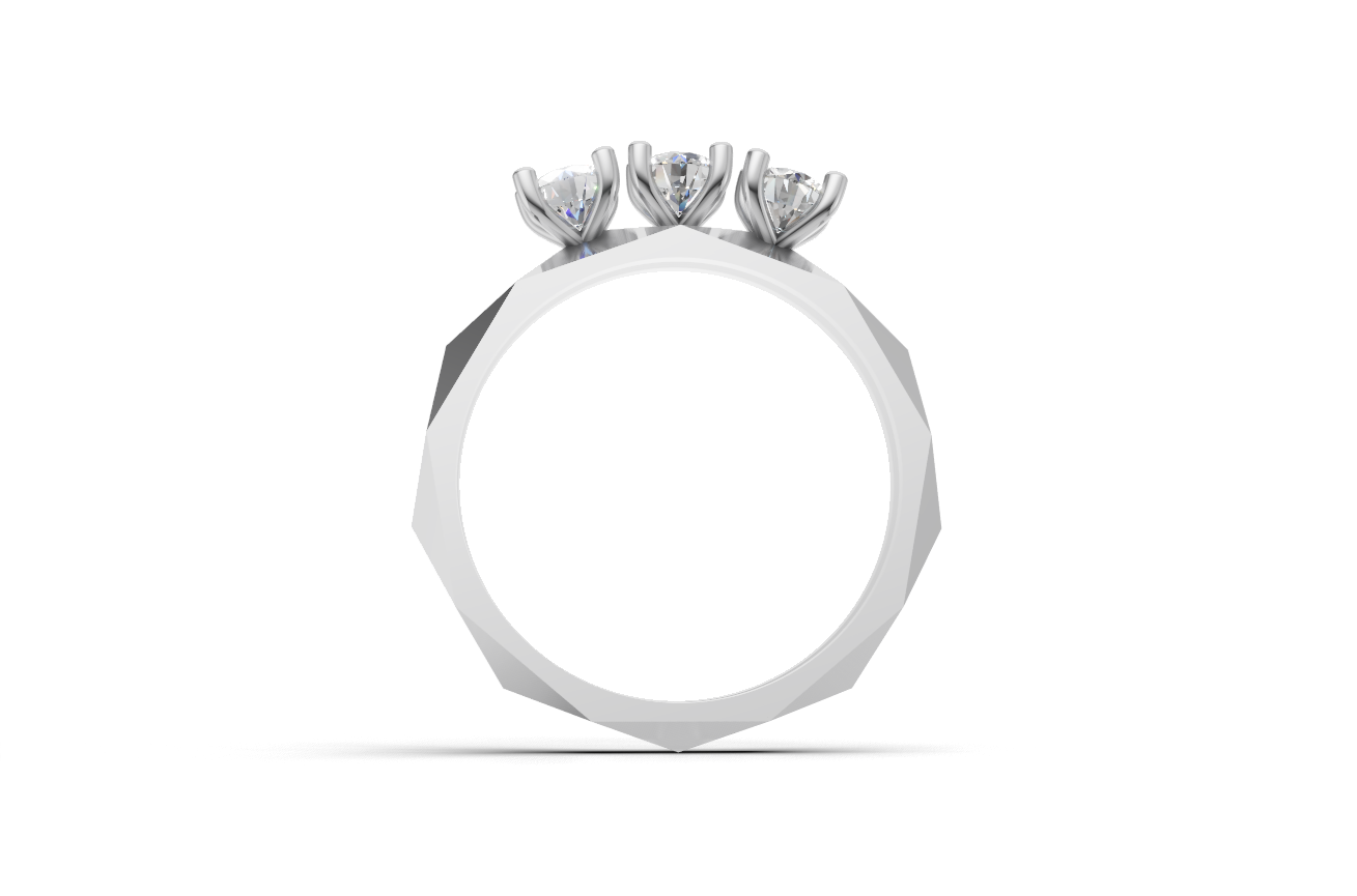 The Geometric Trinity Faceted Band