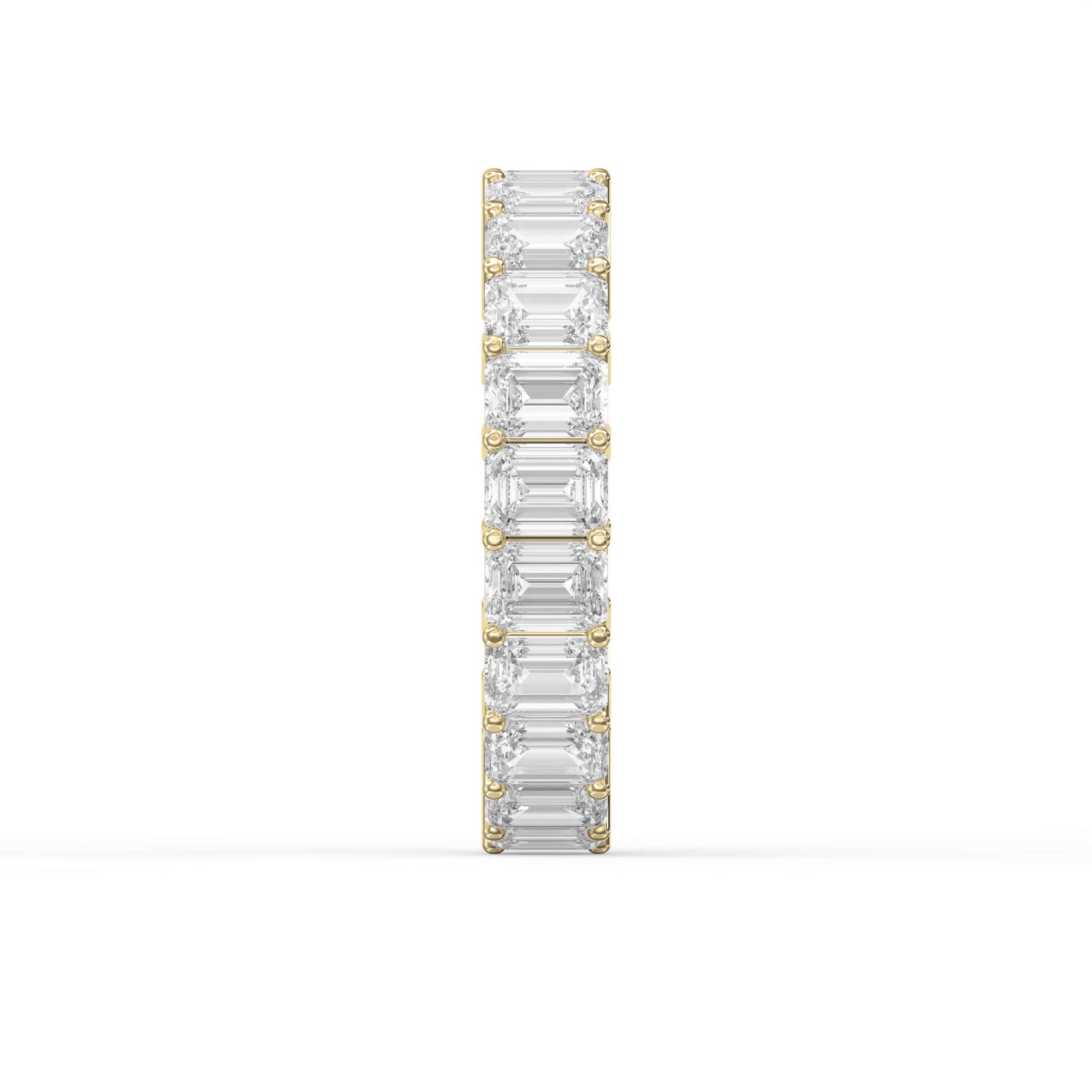 Timeless Emerald Shape Diamond Eternity Ring