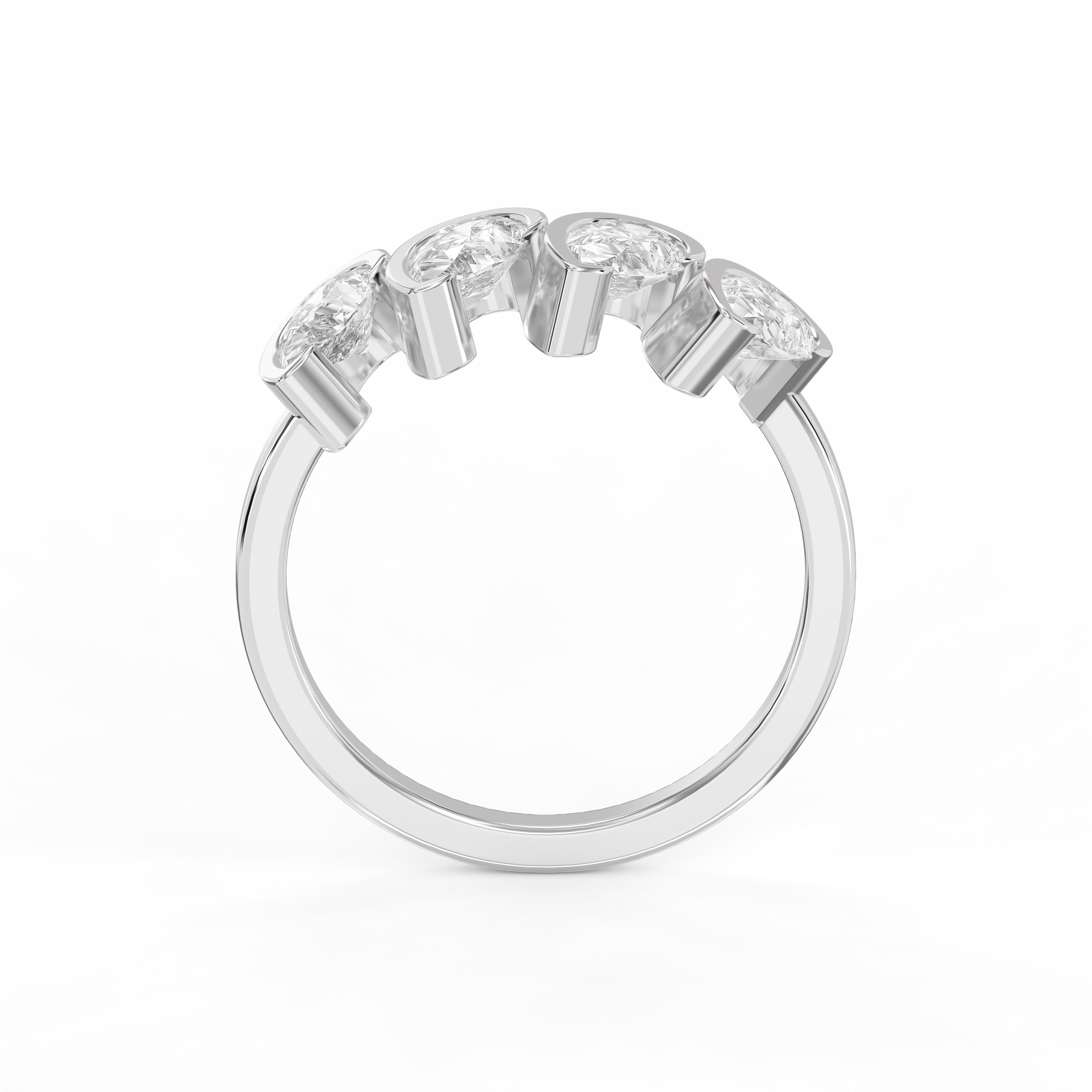 Luxury Pear Diamond Fashion Ring