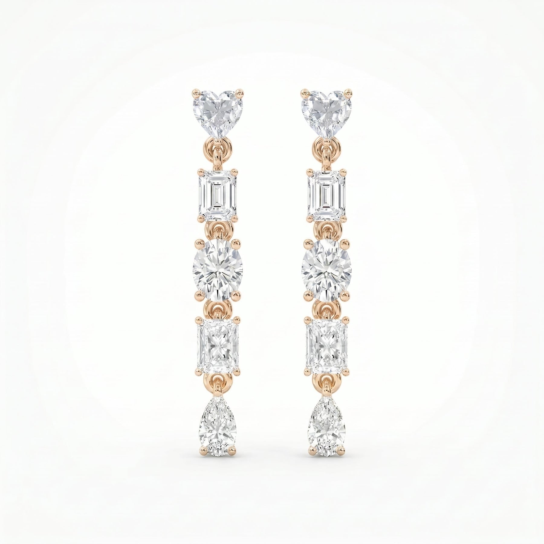 Elegant Multi Drop And Dangle Earring