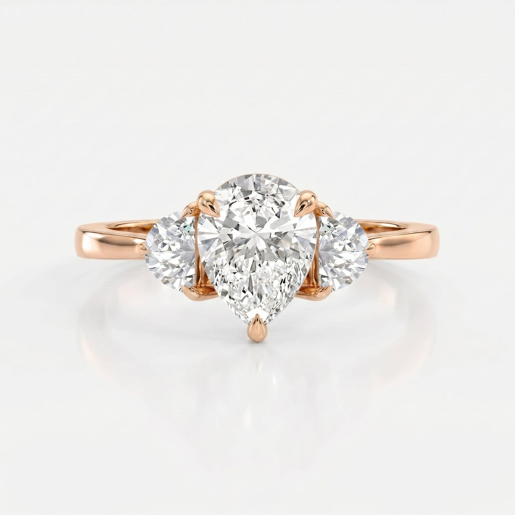 Everlasting Tear Pear Ring