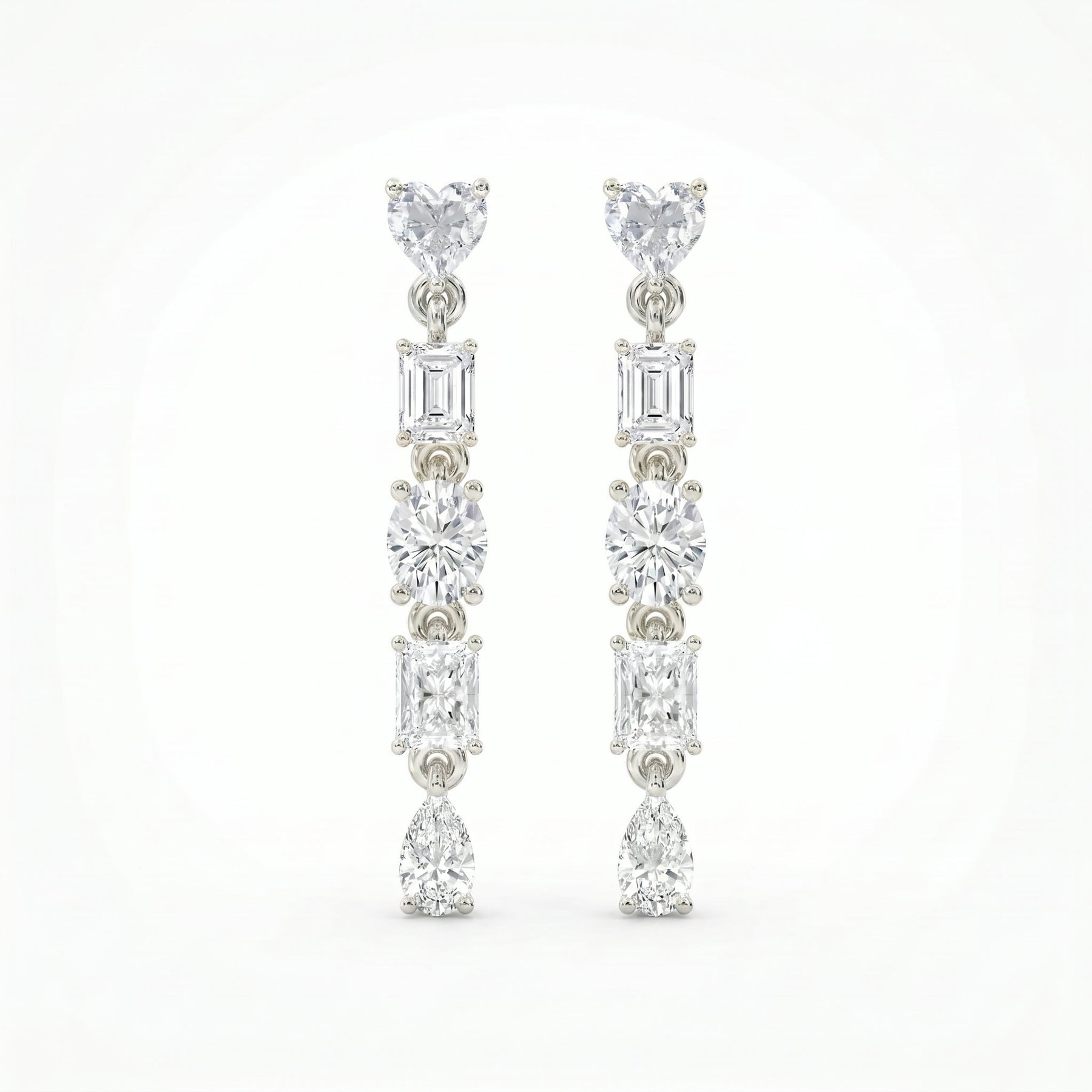 Elegant Multi Drop And Dangle Earring