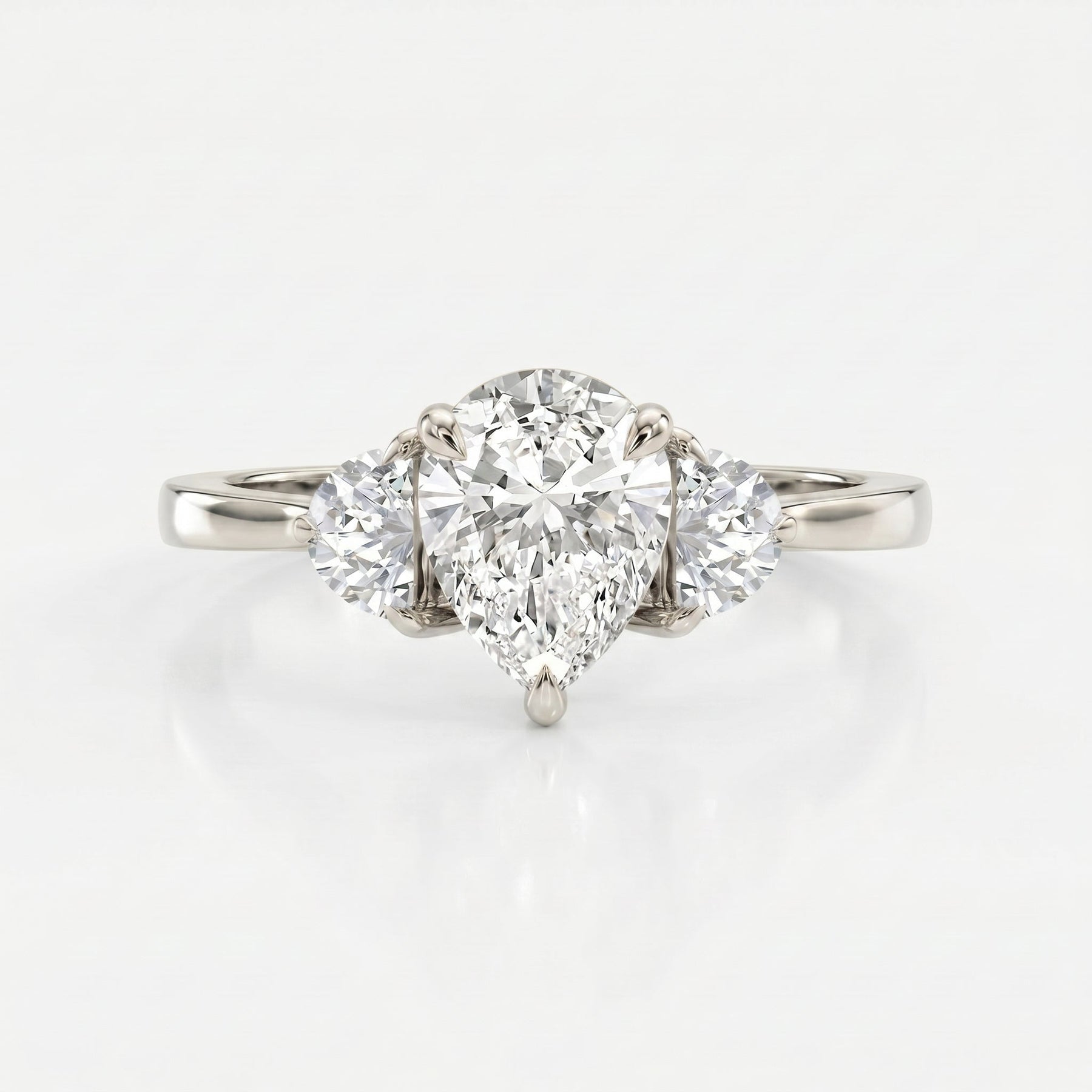 Everlasting Tear Pear Ring