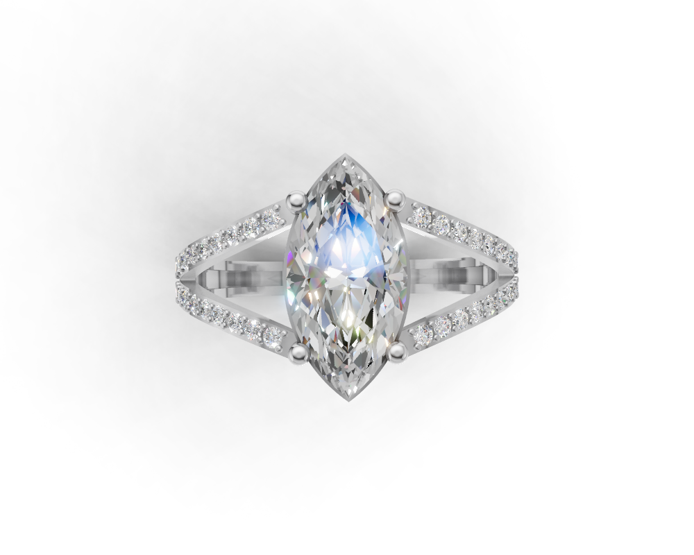 Sparkling Heart Cut Cubic Zirconia Promise Ring in 925 Sterling Silver – Dainty Anniversary Band for Women