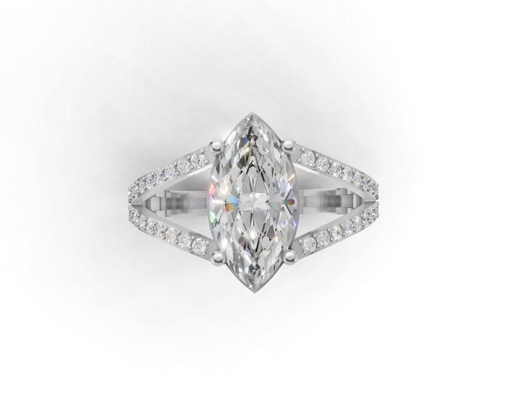 Sparkling Heart Cut Cubic Zirconia Promise Ring in 925 Sterling Silver – Dainty Anniversary Band for Women